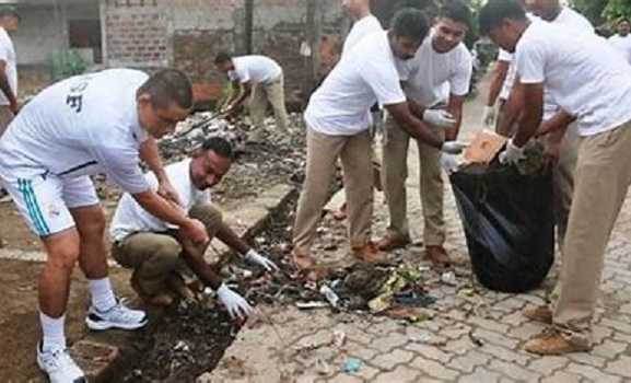 BSF organises cleanliness drive “Swacchta Hi Seva” on Gandhi Jayanti