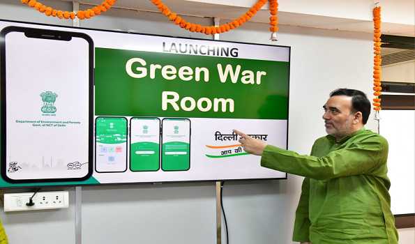 Delhi govt launches 'Green War Room’ to monitor, implementation of Winter Action Plan