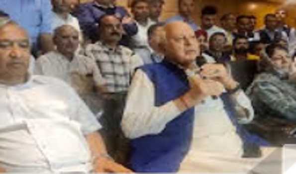 Farooq led oppn parties to stage ‘peaceful’ anti-govt protest in Jammu on Oct 10
