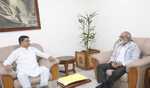 MHA NE advisor A K Mishra calls on Tripura CM