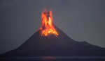 Indonesia's Anak Krakatau volcano erupts