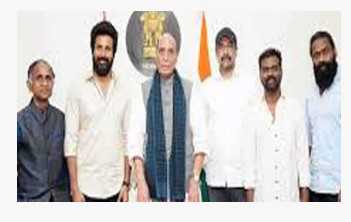 فلم امرن کی ٹیم نے وزیر دفاع راج ناتھ سنگھ سے کی ملاقات