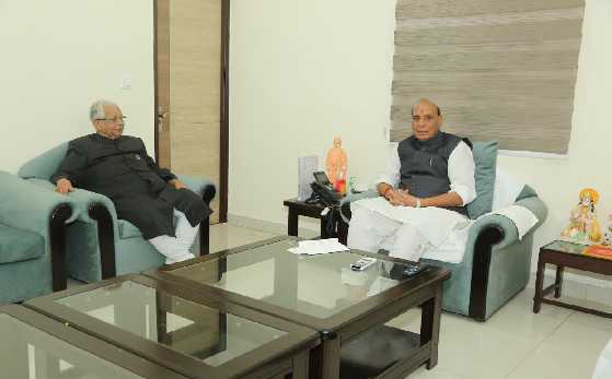 ڈاکٹر عمار رضوی کی وزیرِ دفاع راج ناتھ سنگھ سے اہم ملاقات
