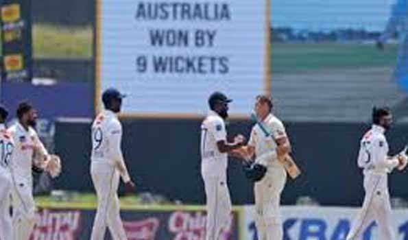 ऑस्ट्रेलिया ने श्रीलंका को दूसरे टेस्ट मैच में नौ विकेट से हराया