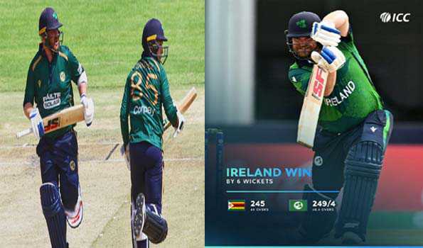 आयरलैंड ने जिम्बाब्वे को छह विकेट से हराया