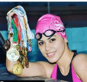 آسامی جل پری   فاریحہ زماں : ایک بہترین اور تیز  طرار مسلم سوئمر