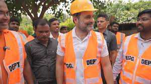 تعمیراتی مزدوروں کے وفد نے راہل گاندھی سے ملاقات کی