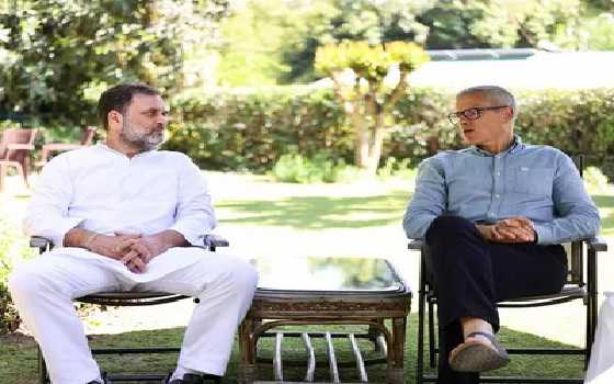 پہلگام سانحہ: راہل گاندھی کی وزیر اعلیٰ عمر عبداللہ سے ملاقات