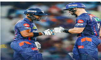 مارش اور مارکرم کی بدولت لکھنؤ نے حیدرآباد کو 206 رنز کا ہدف دیا