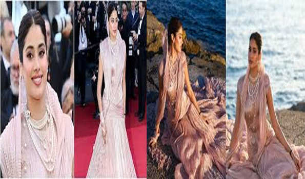 जाह्नवी कपूर ने कान्स फिल्म फेस्टिवल में जलवा बिखेरा