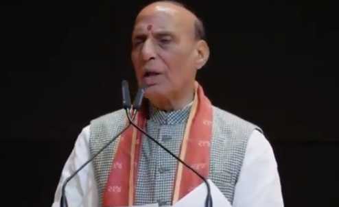 राजनाथ सिंह ने बंगलादेश उच्चायोग जाकर खालिदा जिया को दी श्रद्धांजलि