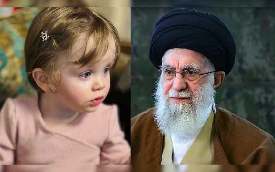 آیت اللّٰہ خامنہ ای کے ساتھ شہید ہونے والی ان کی نواسی کی تصویر جاری