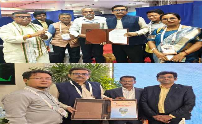 آر ای سی لمیٹڈ نے تریپورہ میں بجلی اور قابل تجدید توانائی کے فروغ کو تیز کرنے کے لیے 15,000 کروڑ روپے کے مفاہمت ناموں پر دستخط کیے