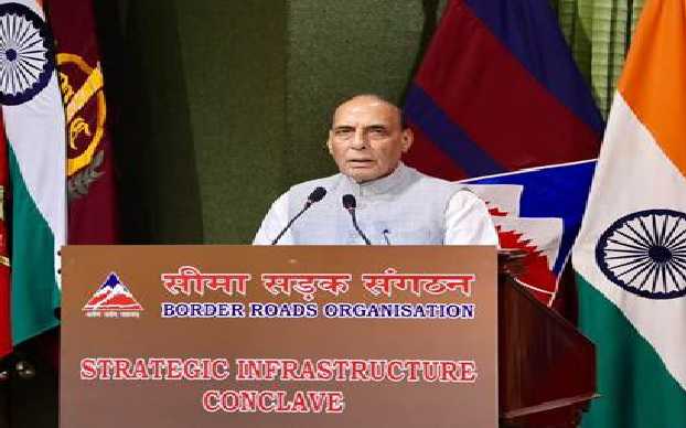 مستقبل کی جنگوں میں اسٹریٹجک انفراسٹرکچر کا کردار فیصلہ کن رہے گا: راج ناتھ