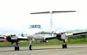 BELAGAVI, SEP 29 (UNI):- Public Works Department (PWD) and District Incharge Minister Satish Jarkiholi during the launch of cloud seeding operations at airport in Belagavi on Friday. DGCA has given clearance for conducting two-day cloud seeding in the district on September 29 and 30. UNI PHOTO-