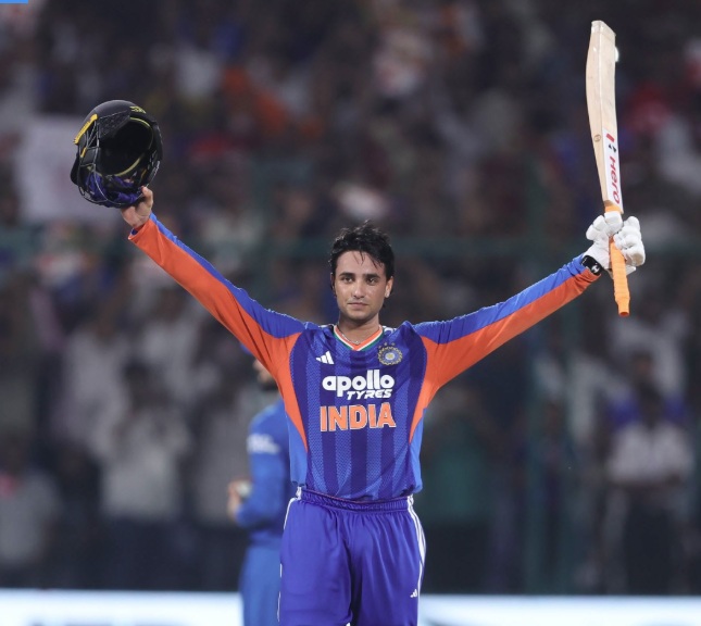 Abhishek Sharma smashes 30-ball ton, sets fastest T20I century record among Test nations