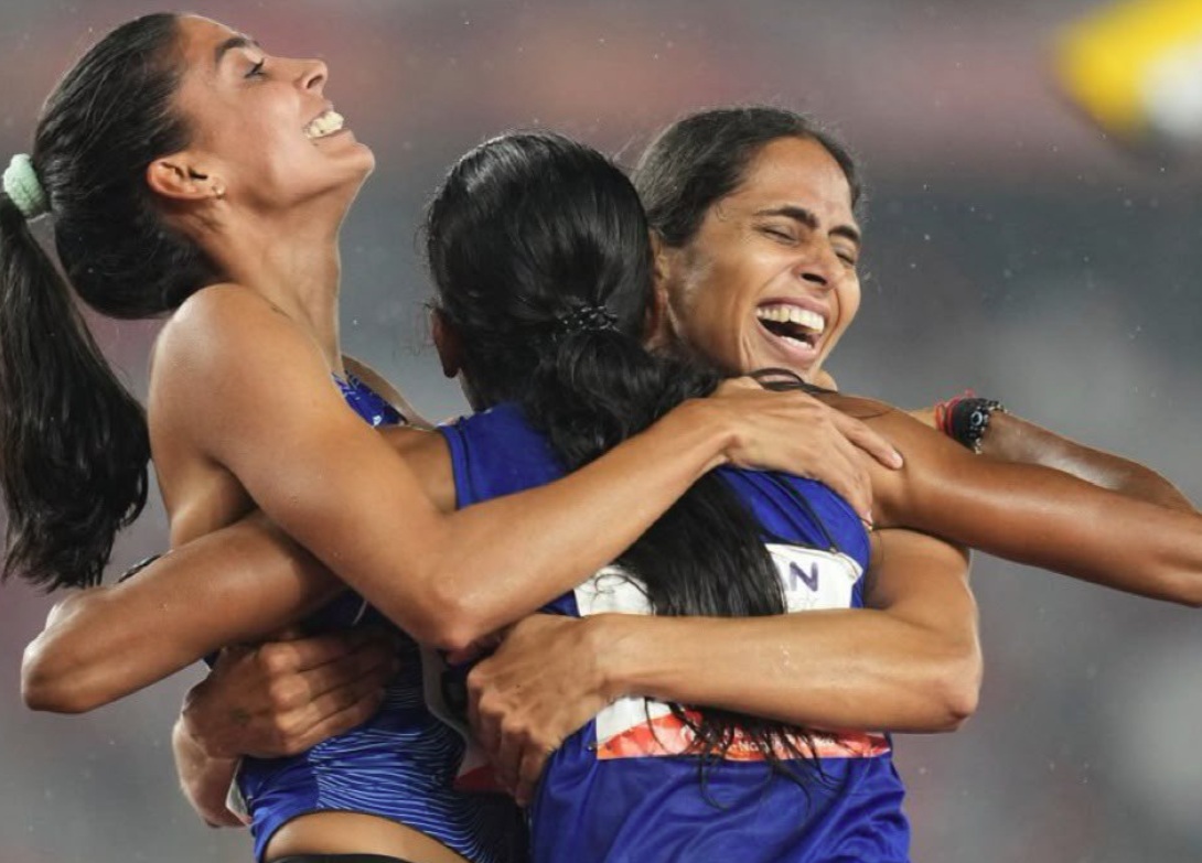India break athletics gold jinx with women's 4x400m relay triumph