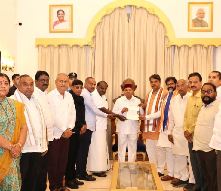 NDA turns up heat on Cong govt, seeks Guv's intervention over Form-7 FIRs