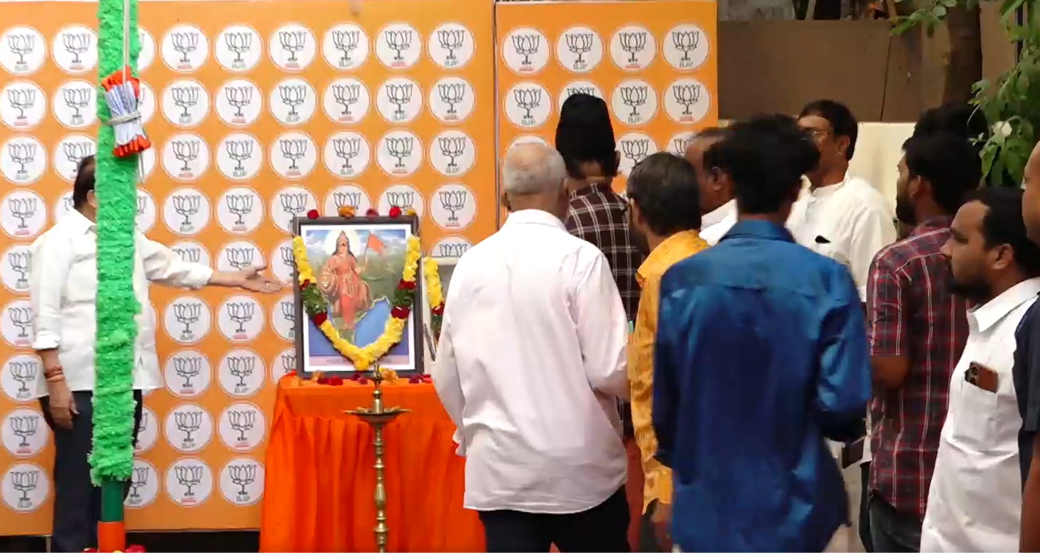 BJP celebrates Hyderabad Liberation Day at state office