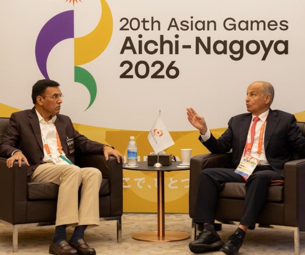 Mandaviya, OCA chief Al-Musallam discuss strengthening sporting ties