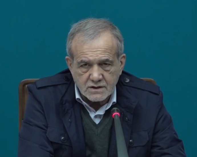 Pezeshkian says Iran ready to reopen Strait of Hormuz, allow UN nuclear inspections
