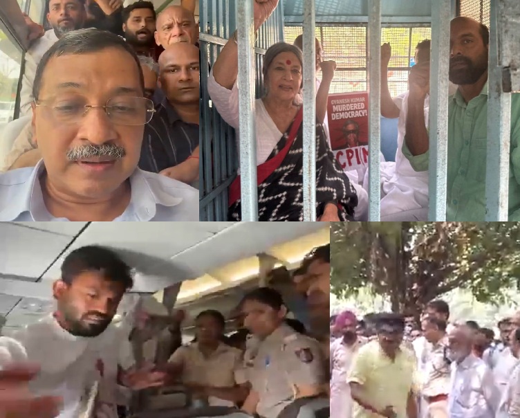 Protests rock Delhi, hundreds detained, demanding CEC resignation