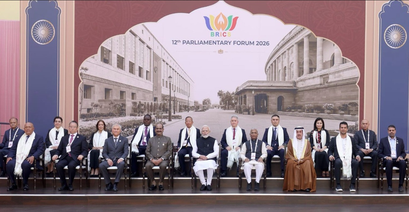 PM Modi interacts with BRICS Parliamentarians as Delhi hosts two-day forum