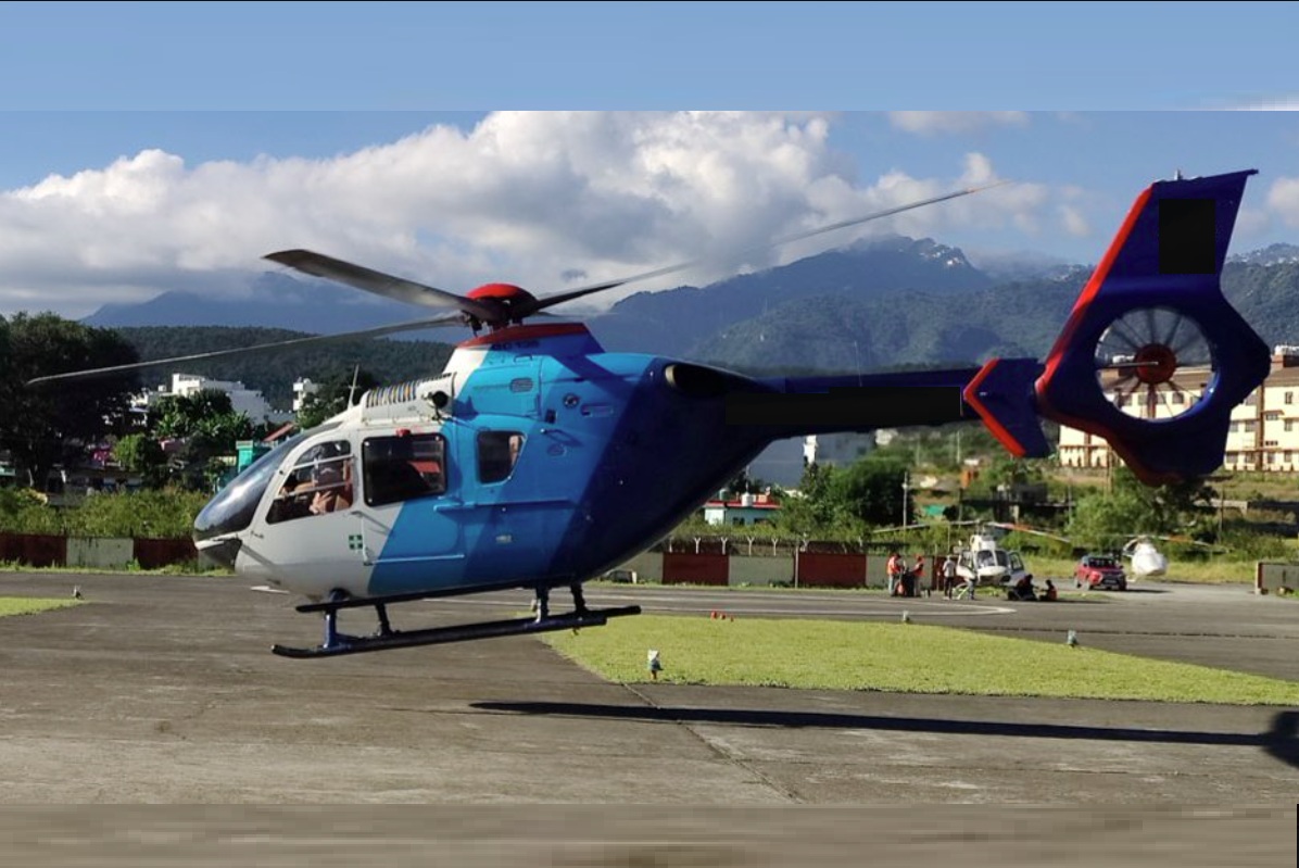 Helicopter crashes in Joshimath Hills, six people missing