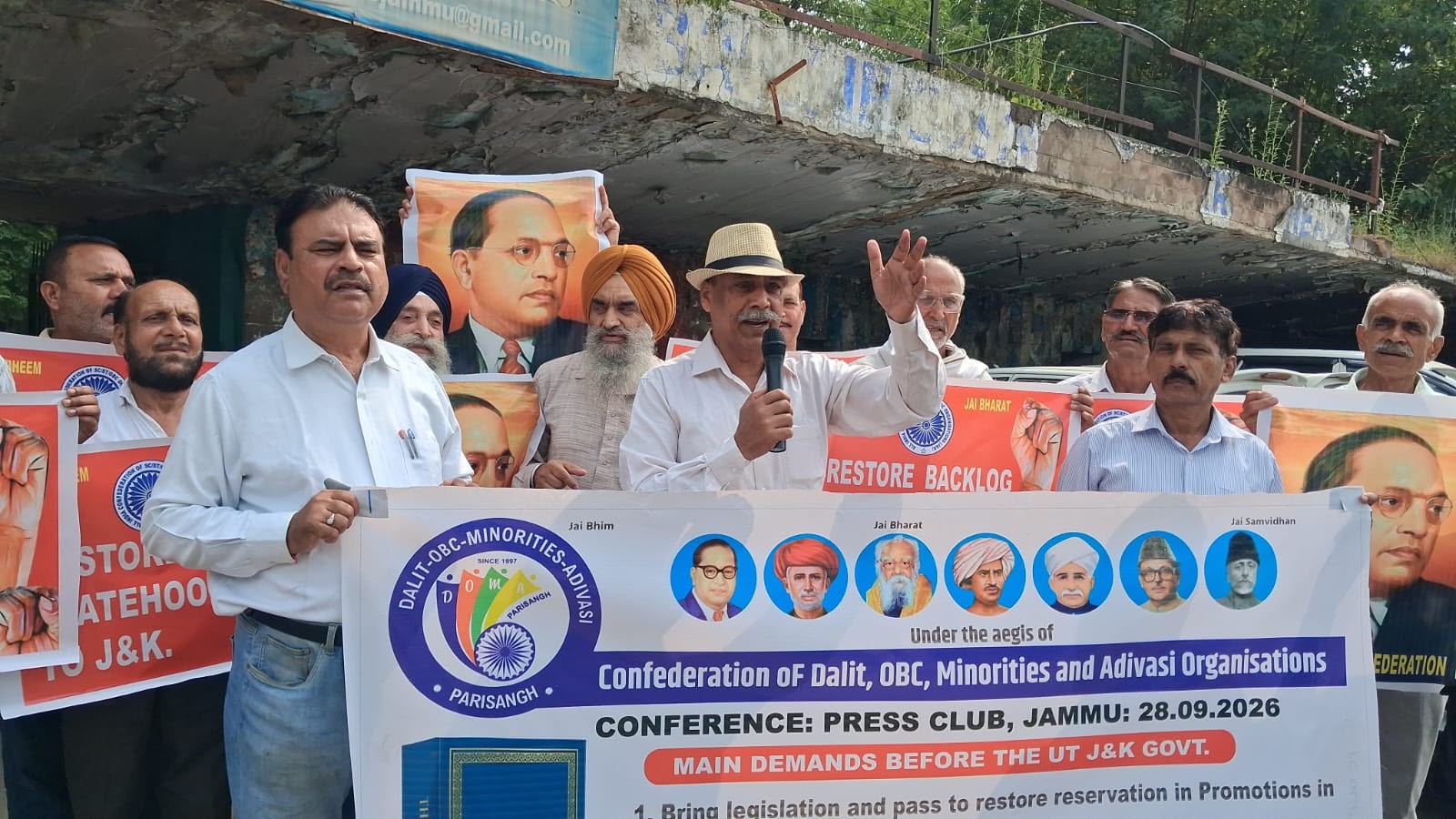 J&K: DOMA seeks reservation in promotions, backlog vacancies, statehood restoration in memorandum to CM