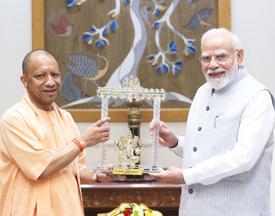 UP CM met PM Modi and JP Nadda