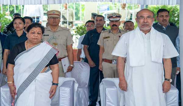 Manipur Governor, CM appeal to work for peace & maintain cleanliness