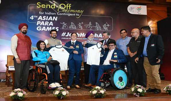Asian Para Games athletes given warm send-off