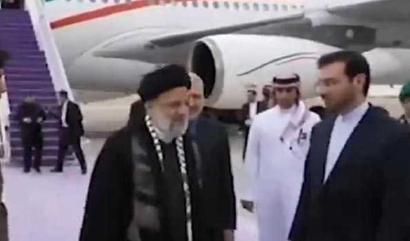 Iranian president arrives in Riyadh for first visit since restoration of diplomatic ties