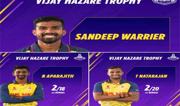 Bengal go down to Tamil Nadu by 5 wickets in Vijay Hazare Trophy