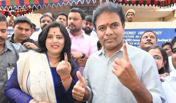 Telangana Assembly Poll: 'Diamond weapon in your hand, do not waste' : KTR to voters