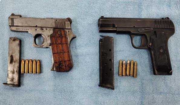 Police arrests notorious gangster with 2 pistols in Punjab