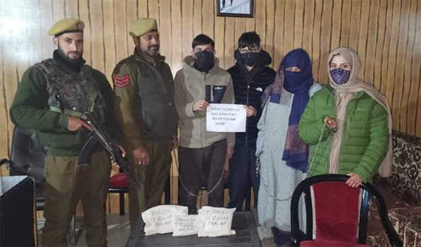 J&K: Woman among 3 drug peddlers arrested in Baramulla