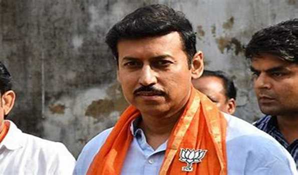 Former Union Minister Col  Rajyavardhan Rathore wins Jhotwara seat in Rajasthan