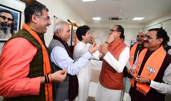 BJP racing towards massive win in Madhya Pradesh