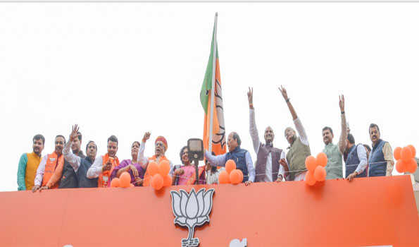 Raj polls: BJP passes majority mark, set to form govt