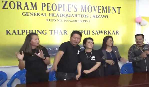 ZPM pulls off landslide victory in Mizoram, CM Zoramthanga loses