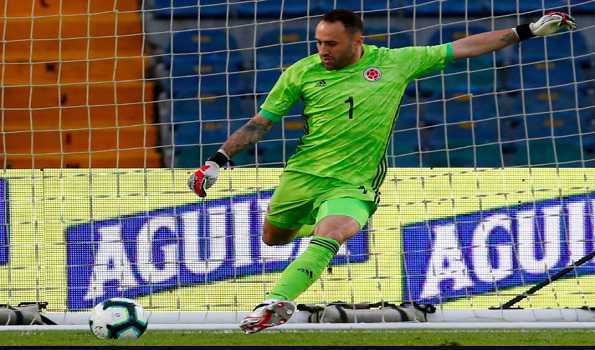 Goalkeeper Ospina earns Colombia recall for friendlies