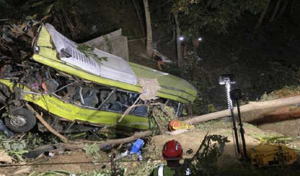 Death toll of bus accident in Philippines' Antique corrected to 17