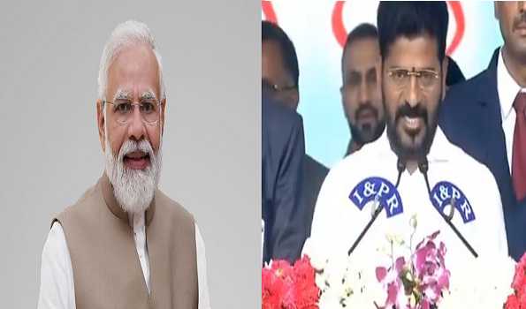 PM Modi congratulates Revanth Reddy on taking oath as Telangana CM