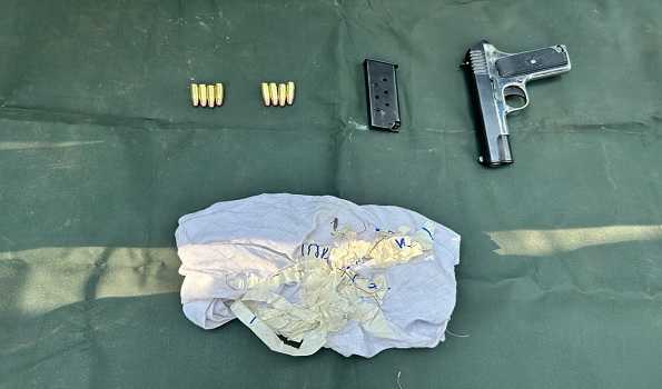 SFs recover pistol, rounds suspected to be drone dropped in Rajouri