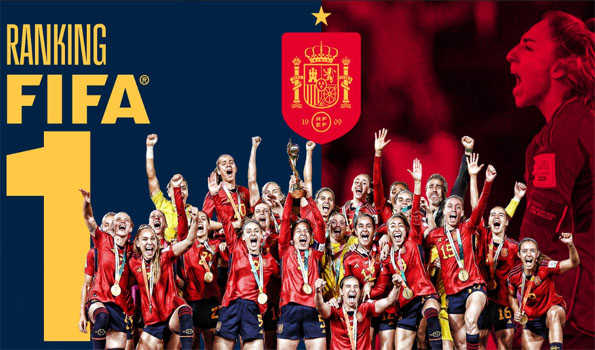 World champions Spain top FIFA women's rankings