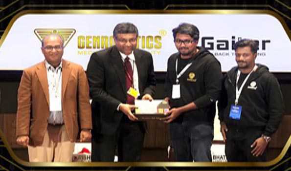 Genrobotics chosen among  top 3 Indian startups at global AI summit