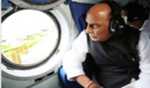 Rajnath conducts aerial survey of Cyclone-induced flood hit areas in and around Chennai Rajnath conducts aerial survey of Cyclone-induced flood hit areas in and around Chennai