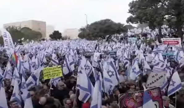 Over 20 people arrested in Israel after mass protest - Reports