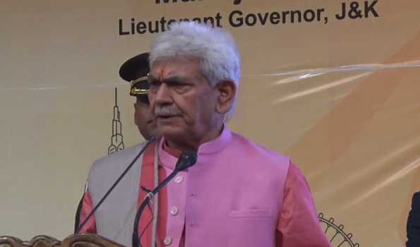 Lt. Governor addressed India-UAE investment summit in Srinagar